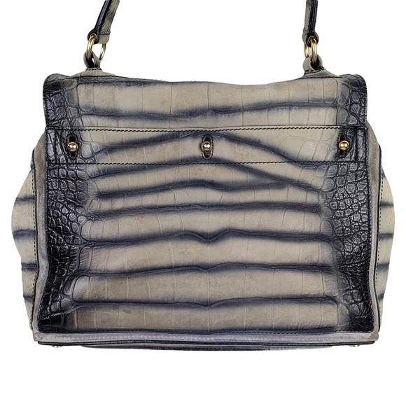 YSL Muse Two Crocodile Satchel Bag - Picture 5 of 16